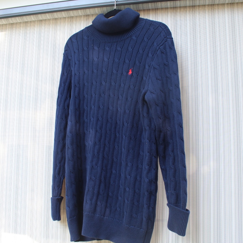 POLO TURTLE NECK LONG SLEEVE WOOL SWEATER VERY WAR